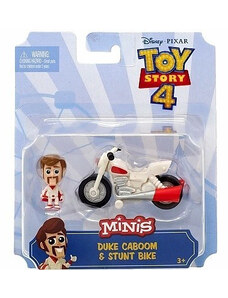 Mattel Toy Story Minis Duke Caboom figura motorral – 14x15 cm