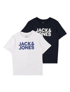 Jack & Jones Junior Póló kék / éjkék / fehér