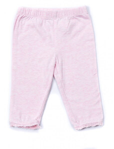Lány baba nadrág, leggings, rózsaszín, csipkés aljú, 3-6 hónapos méret, F&F