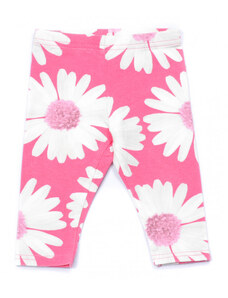 Lány baba nadrág, leggings, rózsaszín, fehér nagy virág mintás, 3-6 hónapos méret, Next