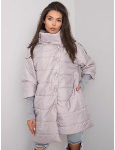 BASIC Ezüst színű téli steppelt kabát EM-KR-750.12P-silver