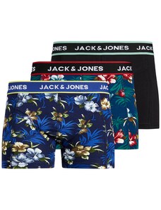 JACK & JONES Boxeralsók sötétkék / barna / fekete / piszkosfehér
