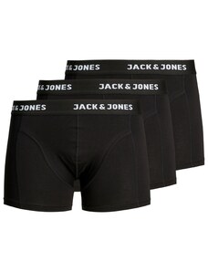 JACK & JONES Boxeralsók 'Anthony' fekete / fehér