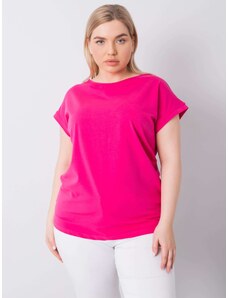 BASIC FEEL GOOD Női rózsaszín póló rövid ujjakkal RV-BZ-6327.67-fuchsia