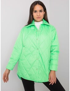 BASIC Neonzöld női steppelt kabát MR-KR-8052.04-green