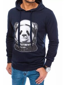 LegyFerfi Eredeti sötét kék kapucnis pulóver Panda