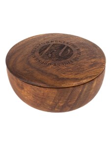 Kent Curved Dark Wood Shaving Bowl