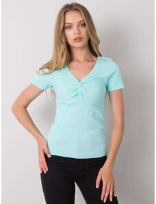 BASIC Menta színű női póló keresztezéssel CA-BZ-5800.15P-mint
