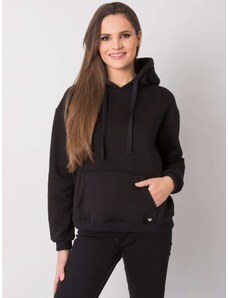 BASIC FEEL GOOD Fekete női kapucnis pulóver RV-BL-7306.41-black