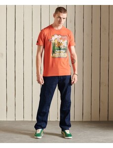 Superdry férfi póló Heritage Mountain - Orange