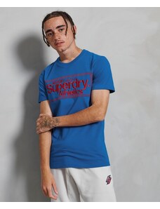 Superdry férfi póló Classic Logo Athletic Kék
