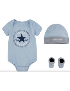 Converse classic ctp infant hat bodysuit bootie set 3pk BLUE