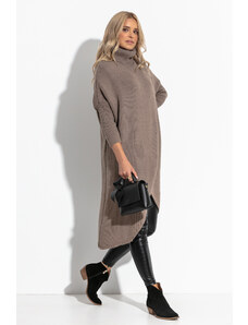 Glara Maxi jumper with crossed front