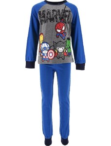Kék-szürke fiú hosszú pizsama - Marvel Avengers