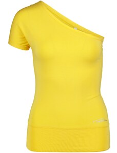 Nordblanc Sárga női póló jógára SINCERITY