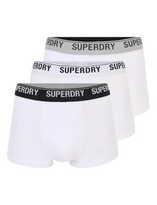 Superdry Boxeralsók szürke / fekete / fehér