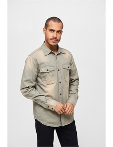 Férfi ing // Brandit Hardee Denim Shirt olive grey