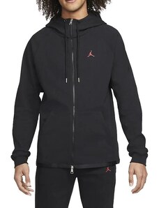 Jordan Essentials Warup Jacket Black Red Kapucnis kabát
