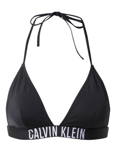 Calvin Klein Swimwear Bikini felső fekete / fehér