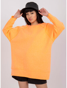 Fashionhunters Women's orange sweatshirt by Manacor