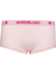 Nordblanc Rózsaszín női termikus merino rövidnadrág CUDDLE