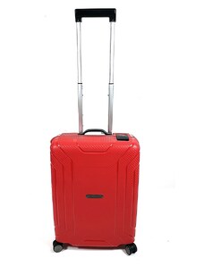 Touareg MATRIX csatos négykerekű piros kis bőrönd BD28-piros S