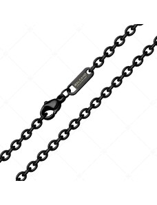 BALCANO - Cable Chain / Nemesacél anker nyaklánc fekete PVD bevonattal - 3 mm