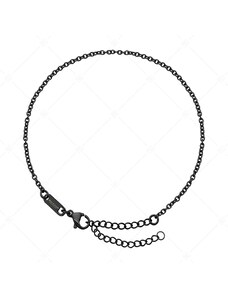 BALCANO - Cable Chain / Nemesacél anker bokalánc fekete PVD bevonattal - 2 mm
