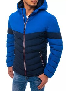 Stock Férfi steppelt kabát kék VTX3806