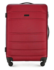 ABS közepes bőrönd Wittchen, piros, ABS