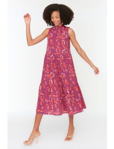 Női ruha Trendyol Multi-color patterned