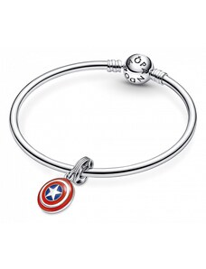PANDORA Marvel karkötő Captain America Shield Karkötő