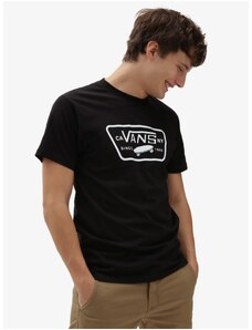 Black men's T-shirt with print VANS Full Patch - Men