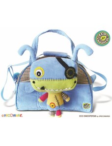 EcoSnoopers Stílusos gyerek táska Szörnyeteg - világoskék