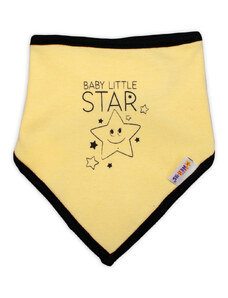 Gyermek pamut- nyaksál baby nellys, baby little star - sárga