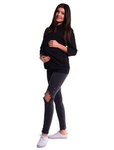 Be MaaMaa Terhesség és szoptatás tréningruha póló - fekete