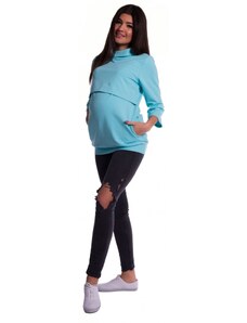 Be MaaMaa Terhesség és szoptatás tréningruha póló - menta