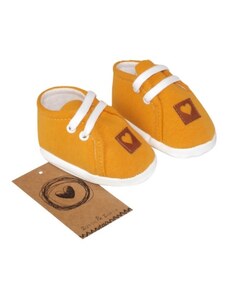 Z&Z Tavaszi baby cipő, papucs - mustár