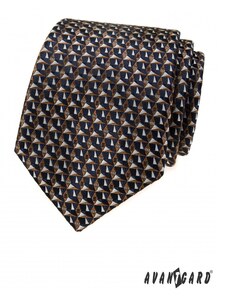 Avantgard Kék-barna mintás nyakkendő