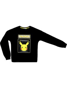 BASIC Fekete női Pikachu Pokemon pulóver