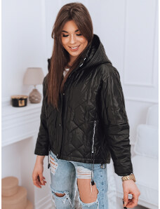 BASIC Fekete steppelt kapucnis kabát RAMINA TY2689