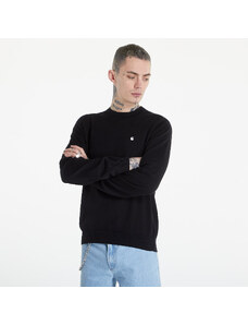 Férfi pulcsi Carhartt WIP Madison Sweater UNISEX Black/ Wax