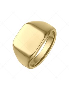 BALCANO - Larry / Gravírozható pecsétgyűrű, 18K arany bevonattal