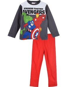 Szürke-piros fiú pizsama Avengers Marvel