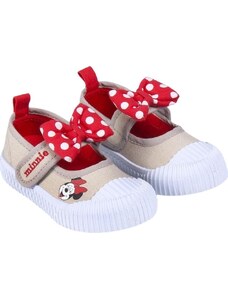 Bézs-piros Disney Minnie Mouse kislány papucs