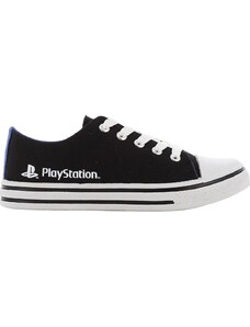 BASIC Fekete PlayStation vászon tornacipő