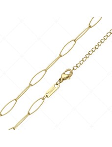 BALCANO - Marquise / Nemesacél márkíz típusú nyaklánc 18K arany bevonattal - 5 mm