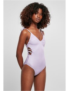 UC Ladies Women's ribbed swimsuit lilac