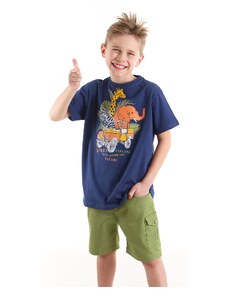 mshb&g Safari Boy T-shirt Gabardine Shorts Set
