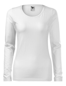 Malfini Slim női hosszú ujjú póló, fehér